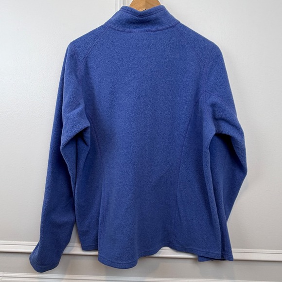 The North Face Womens TKA 100 Glacier 1/4 Zip Fleece Pullover Blue Large - Picture 3 of 6